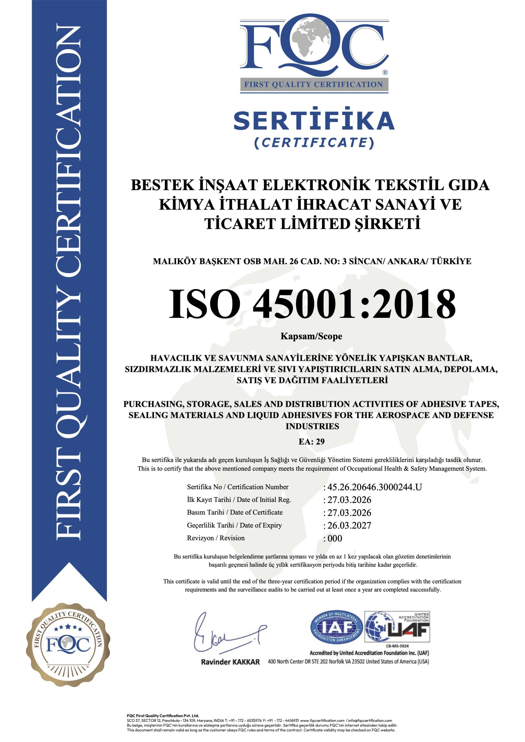 ISO45001